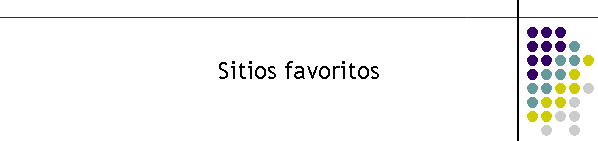 Sitios favoritos